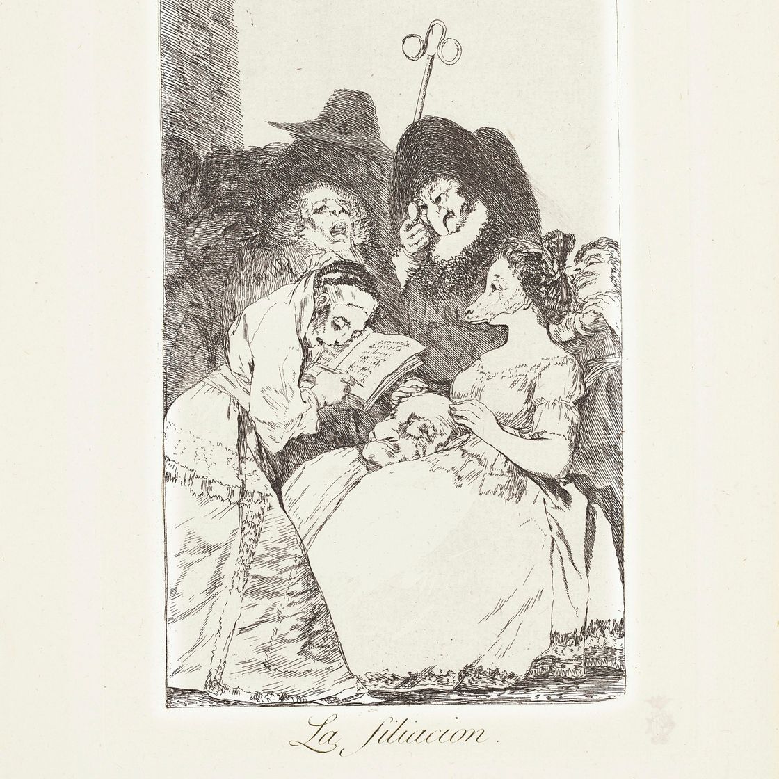 Francisco Goya — Три тарелки от: Los Caprichos (15, 47 и 57), изображение 3