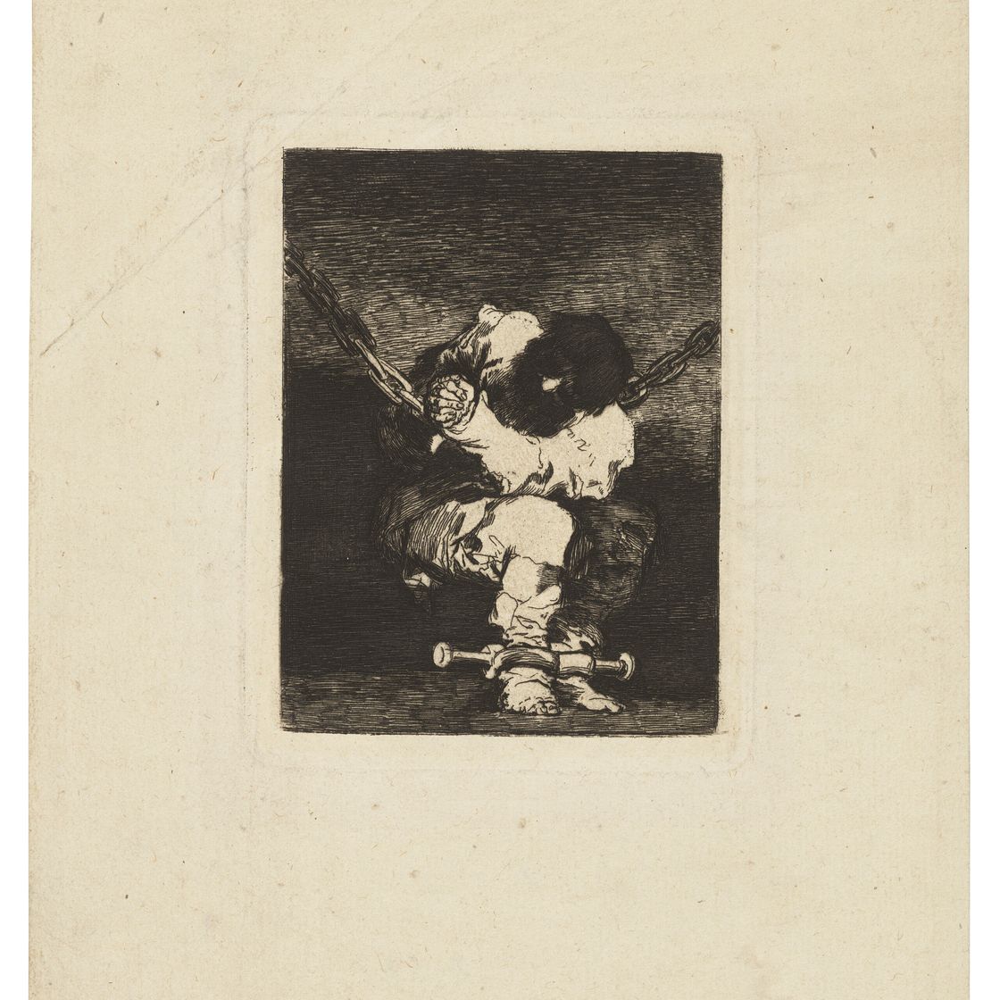 Francisco Goya — Тан барбара, сегуридад комо эль делито ("Маленький узник")