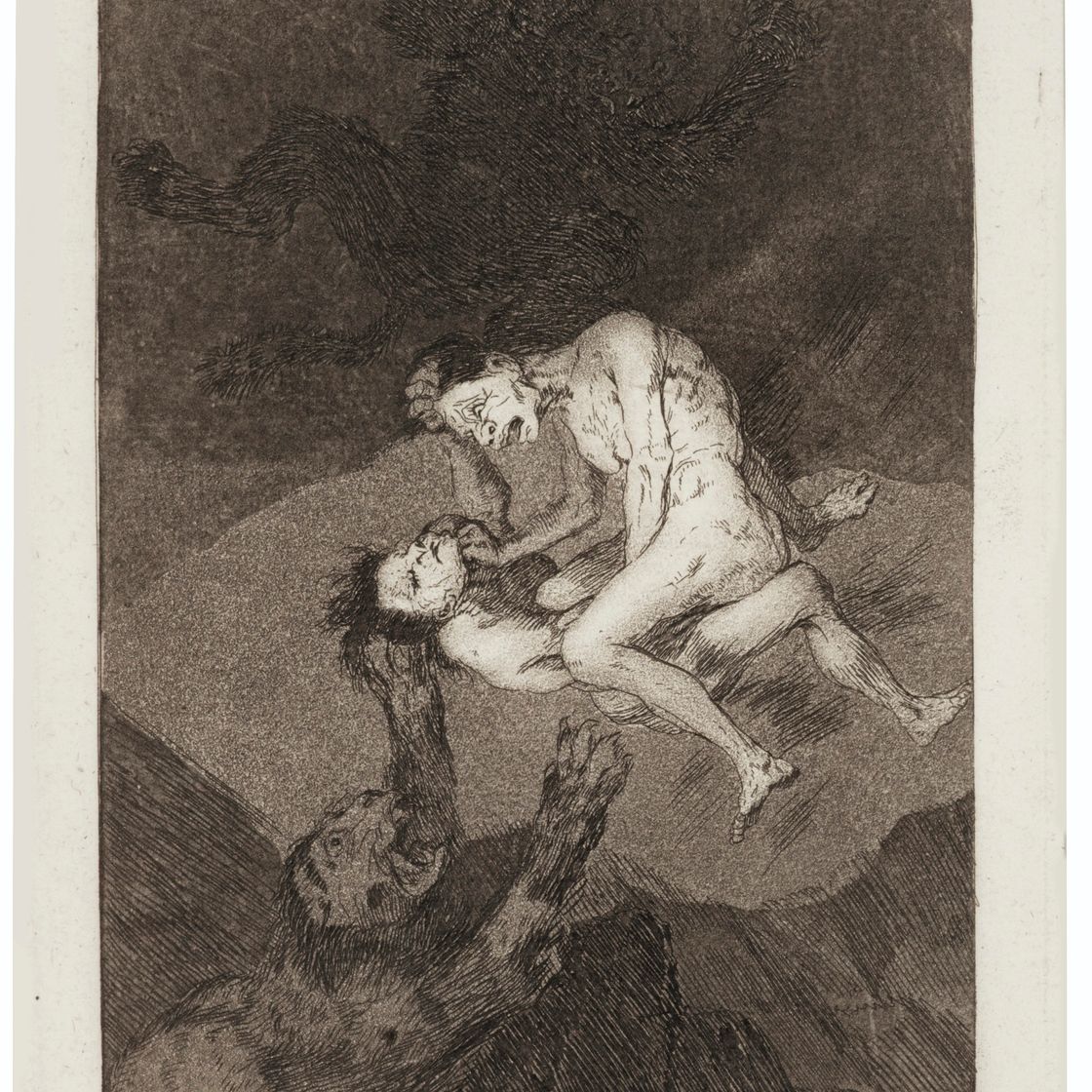 Francisco Goya — Три тарелки, от: Los Caprichos, изображение 2