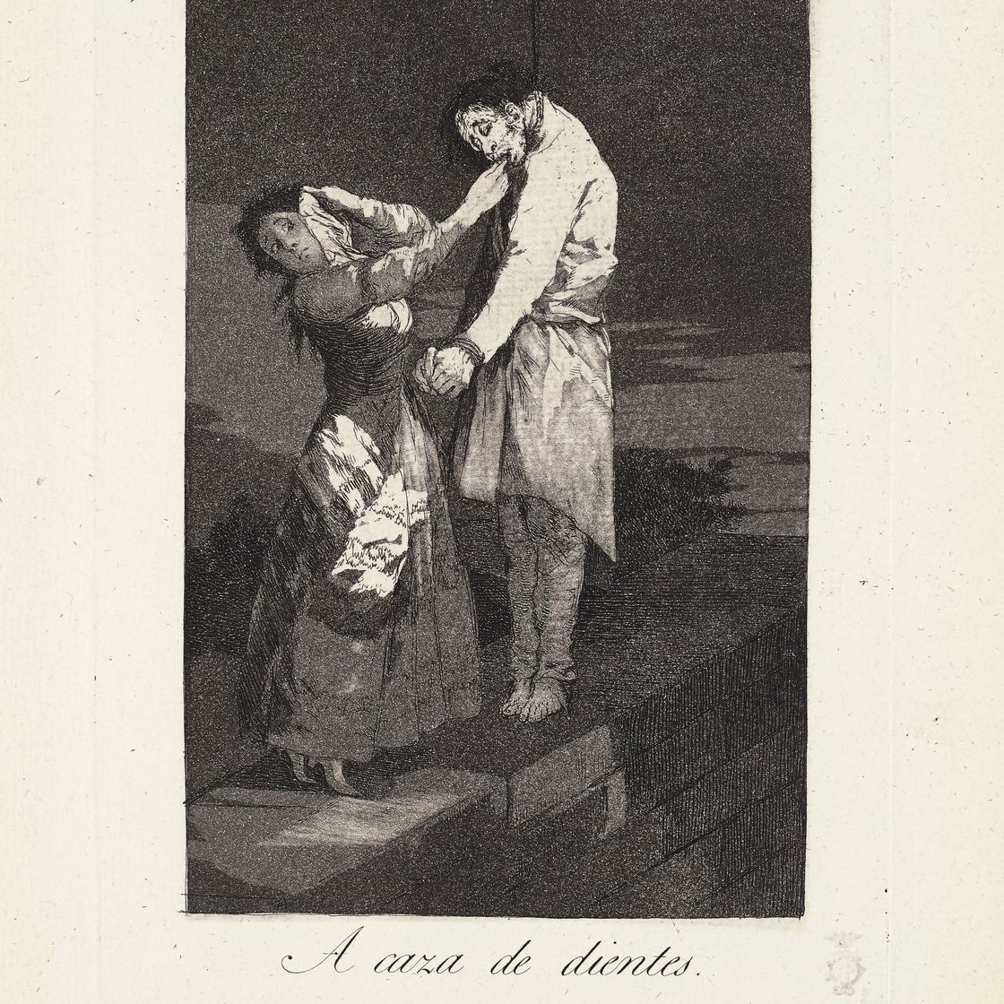 Francisco Goya — Охотимся за зубами (каза-де-диентес) Фото 12 из: Лос-Капричос