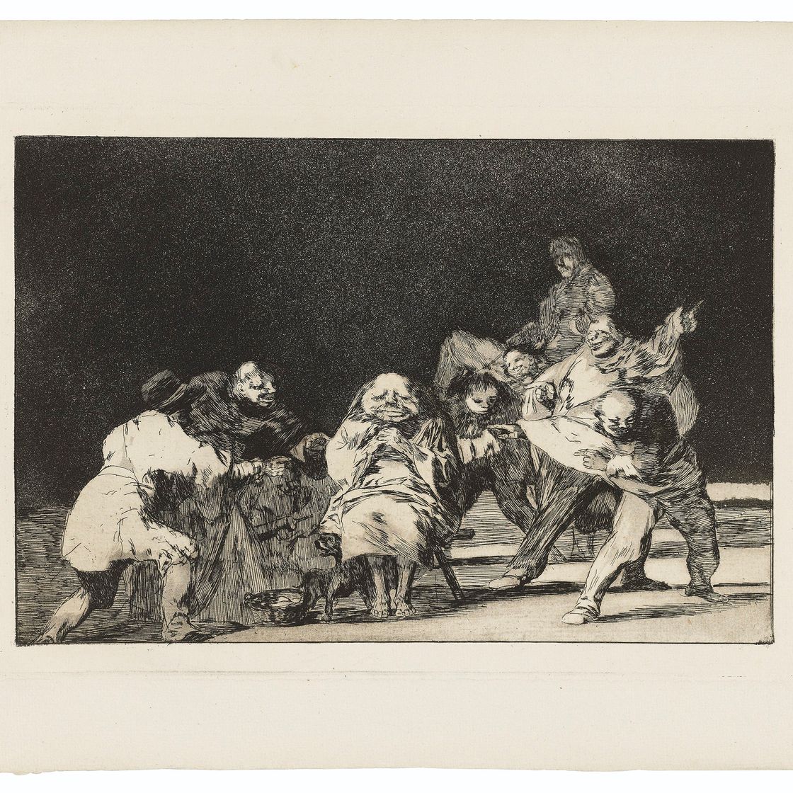 Francisco Goya — "Несопоставимые насмешки" и "Ля Леалтад", из "Лос Провербиос", изображение 2