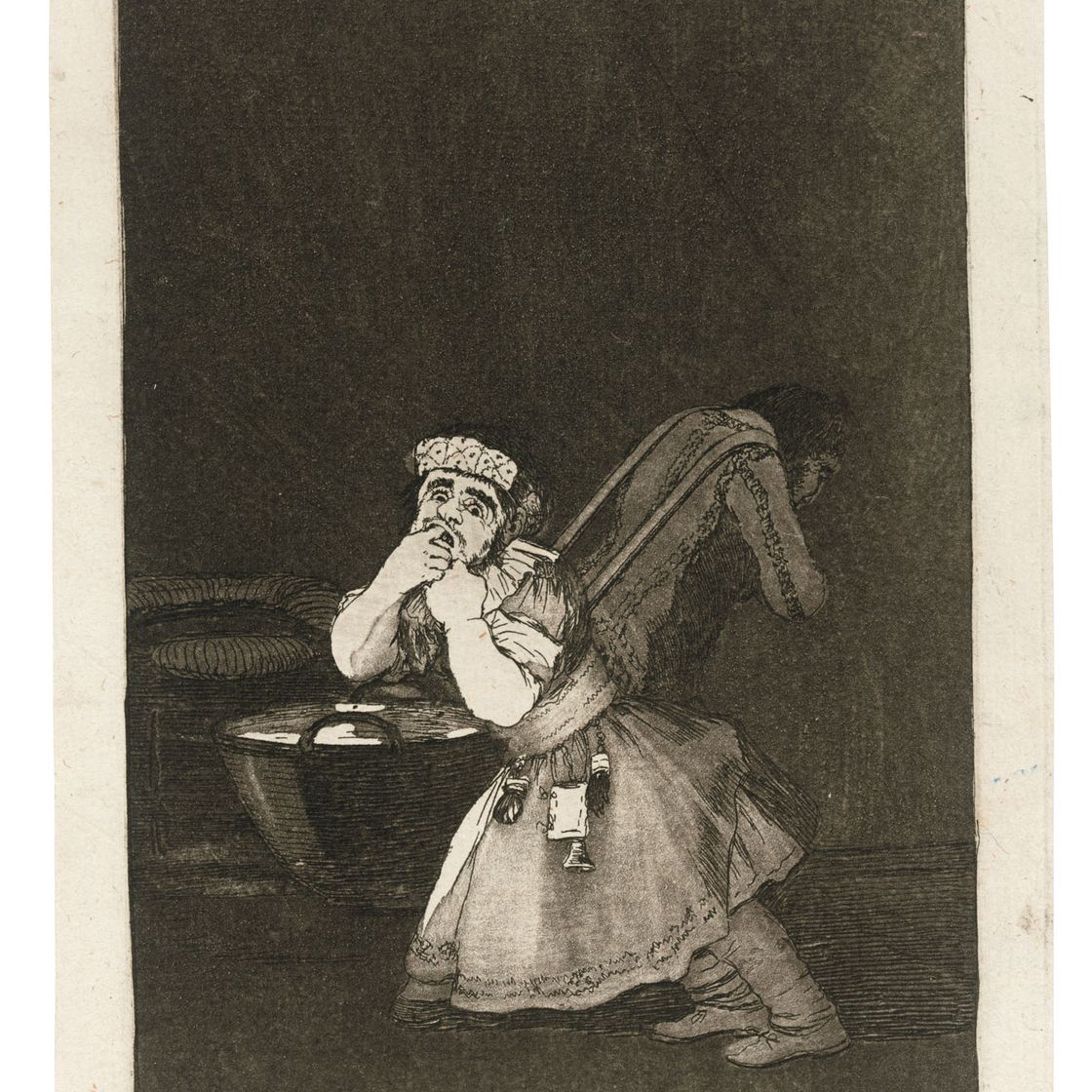 Francisco Goya — Четыре тарелки от: Los Caprichos