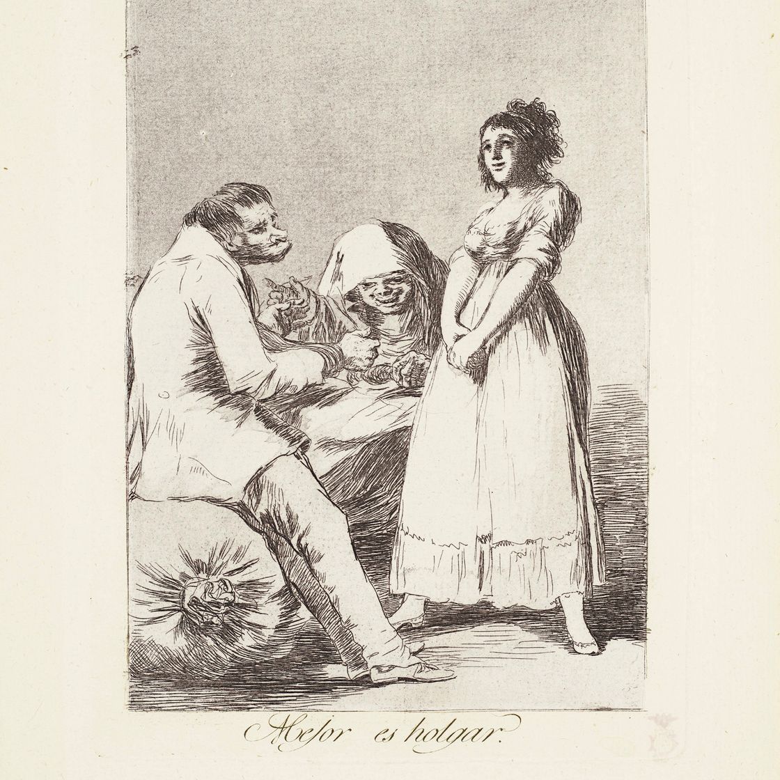 Francisco Goya — Лучше быть ленивым (Майор эс холгар) Фото 73 от: Los Caprichos
