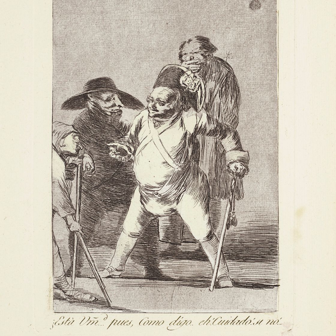 Francisco Goya — Вы понимаете? Ну, как я сказал... эх! Берегись! Иначе... ( ¿ understand ¿ ¿ ¿ ¿ ¿ ¿ ¿ ¿ ¿ ¿ ¿ ¿ ¿, Комо диго.. эх! Спасибо! Нет!...) Фото 76 из Лос-Капричос