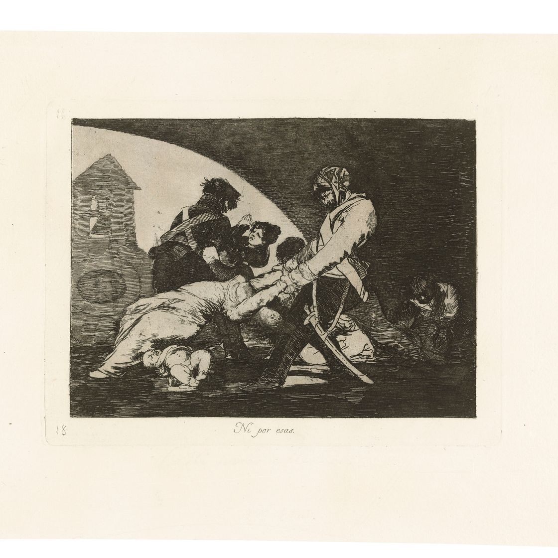Francisco Goya — Барбарос!, Фото 38 от: Los Desastres de la Guerra, изображение 1