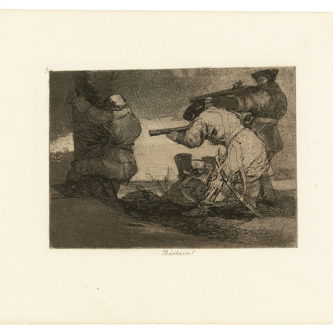 Francisco Goya — Барбарос!, Фото 38 от: Los Desastres de la Guerra, изображение 2