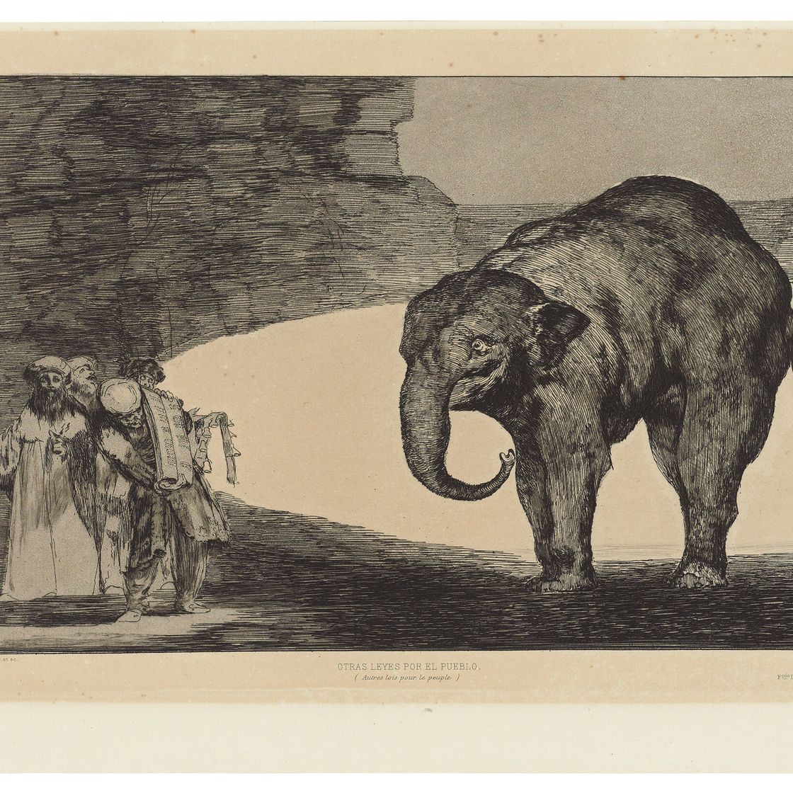 Francisco Goya — Четыре дополнительные таблички для: Los Proverbios, изображение 3