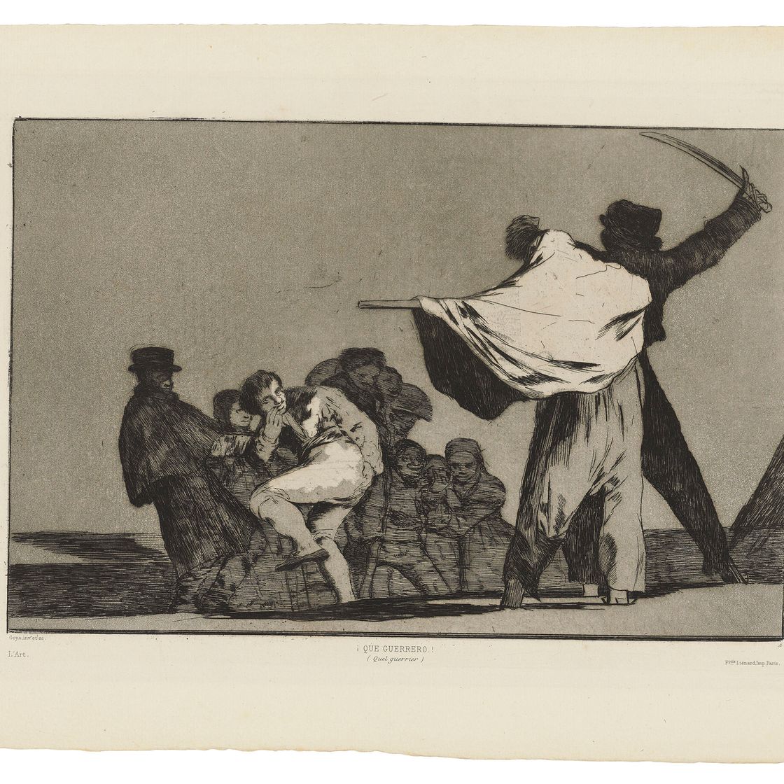 Francisco Goya — Четыре дополнительные таблички для: Los Proverbios, изображение 4