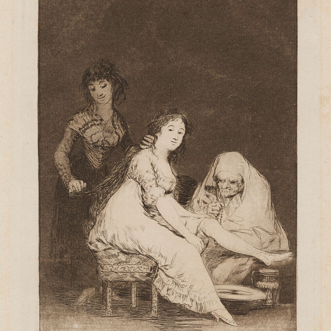 Francisco Goya — Руэга-пор-Элла , фото 31 из Лос-Капричос, изображение 1