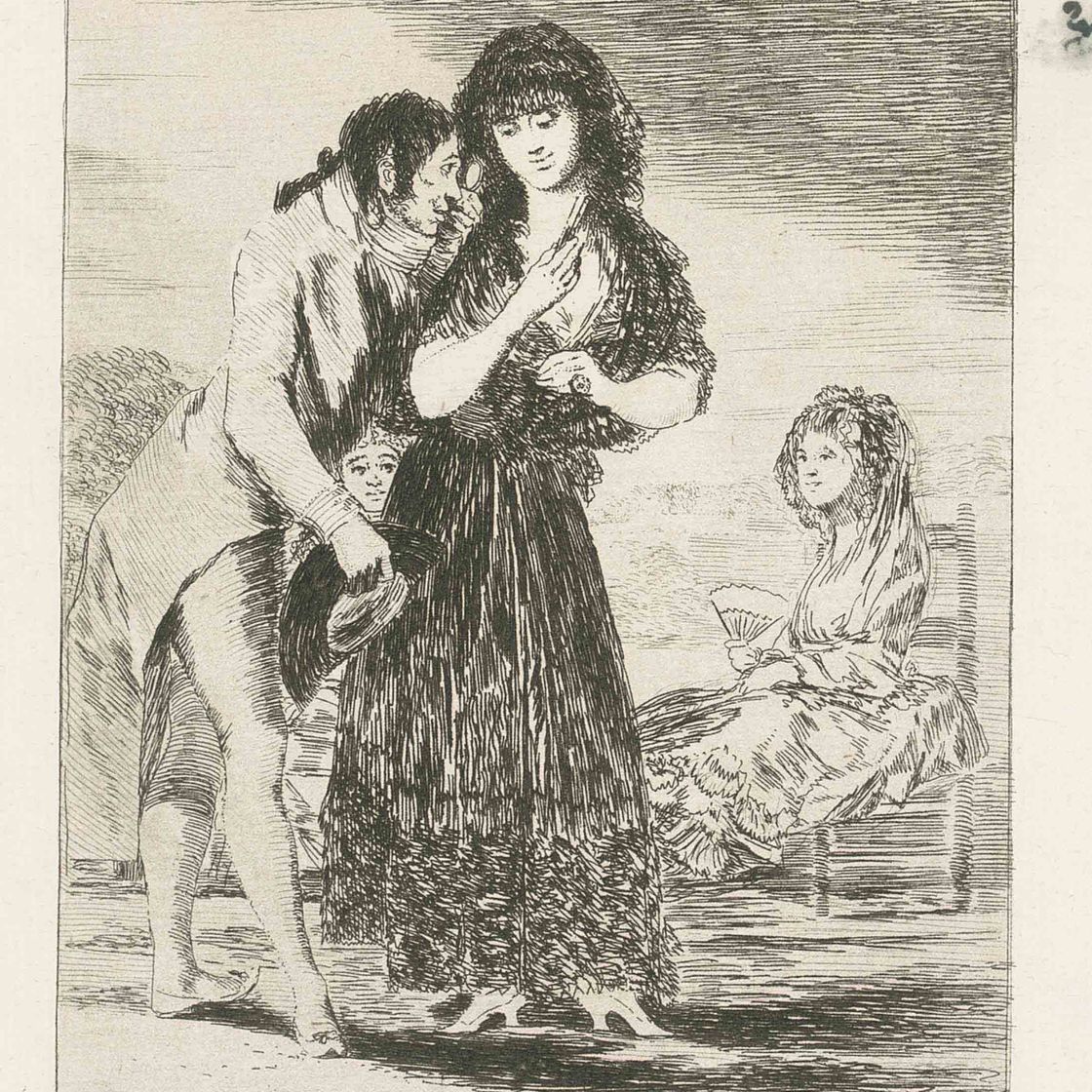 Francisco Goya — Ни в коем случае не удаляйтесь, фото 7 из: Лос-Капричос (Д. 44; Н. 42)