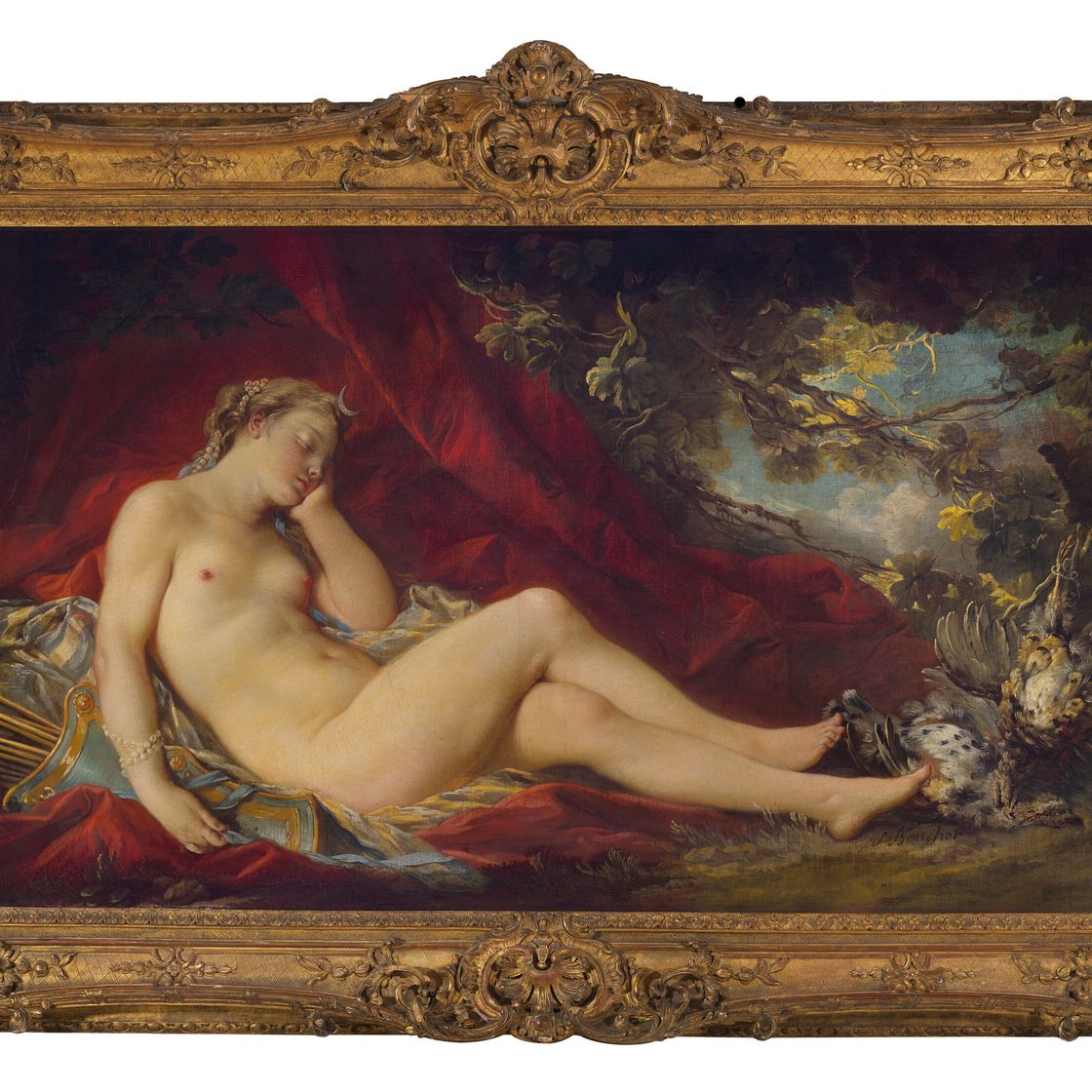 François Boucher — Спящая Диана, изображение 2