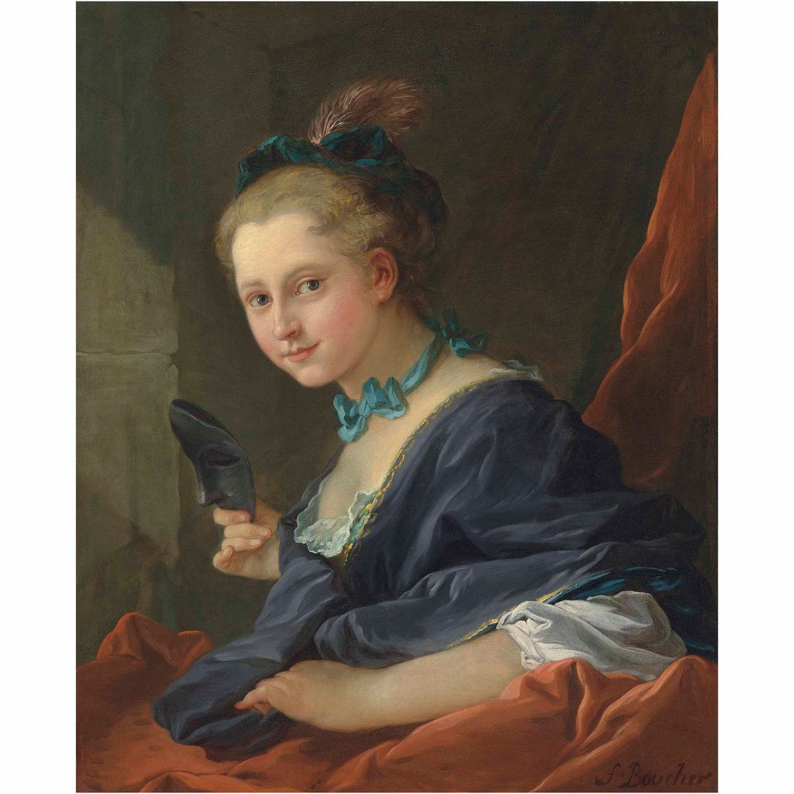François Boucher — Званый вечер или Дама на балу