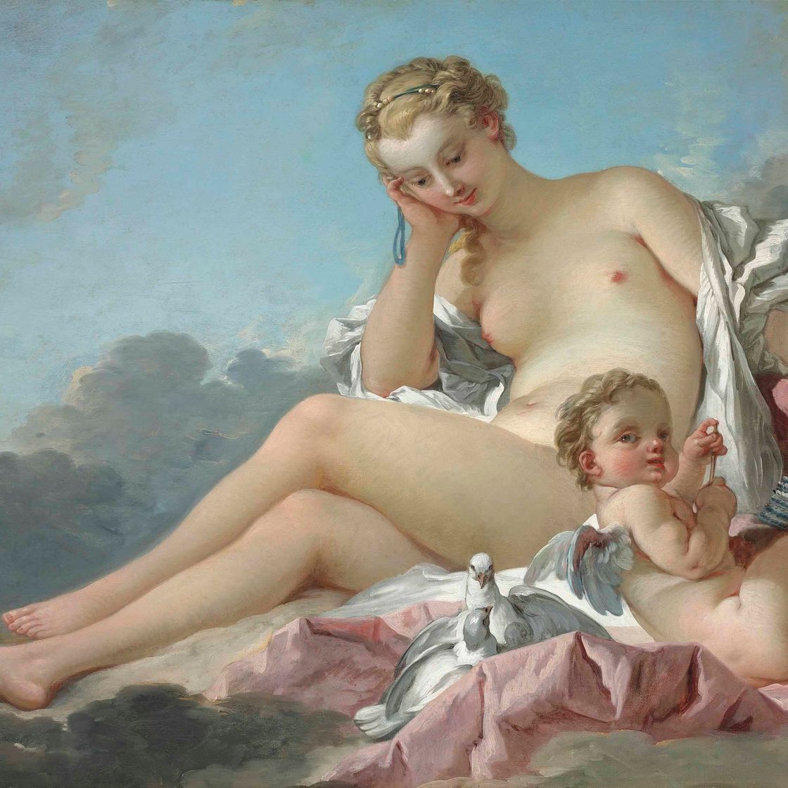 François Boucher — Венера и Купидон