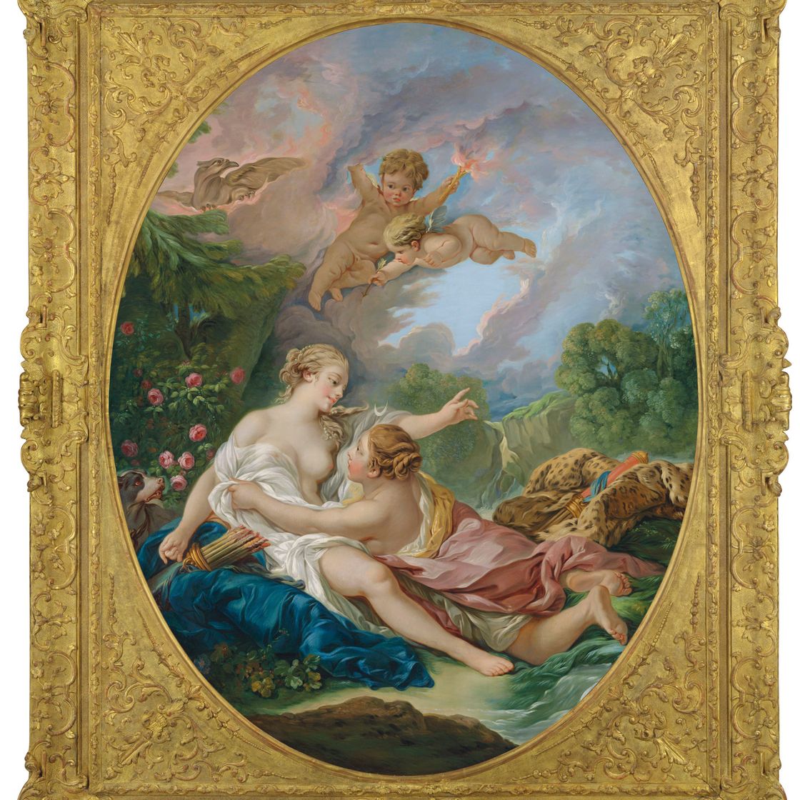 François Boucher — Юпитер соблазняет Каллисто