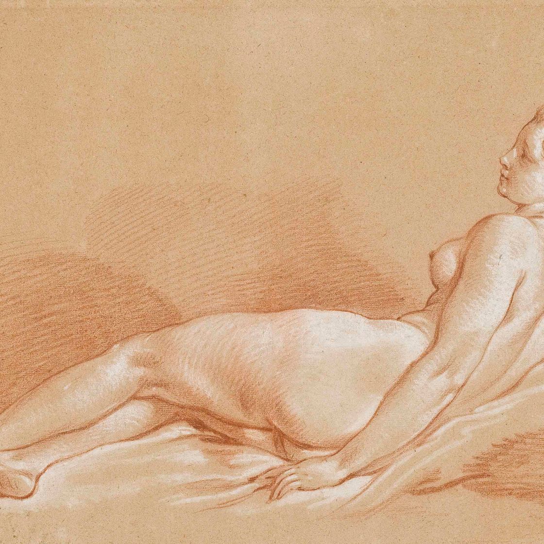 François Boucher — Молодая женщина-аллонжер