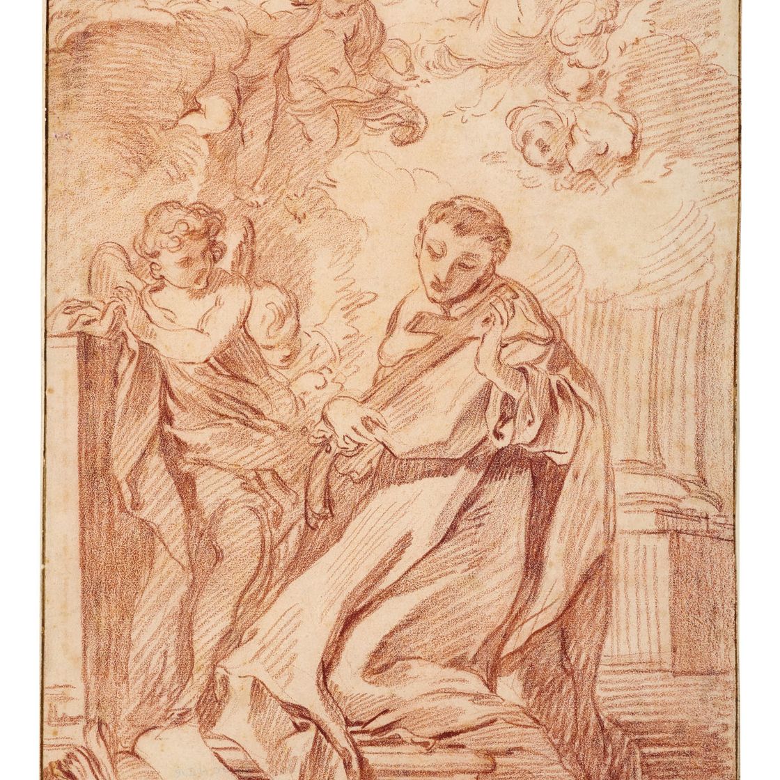 François Boucher — Чудо святого Луи Бельтрама, д'Апре Джованни Баттиста Гаули