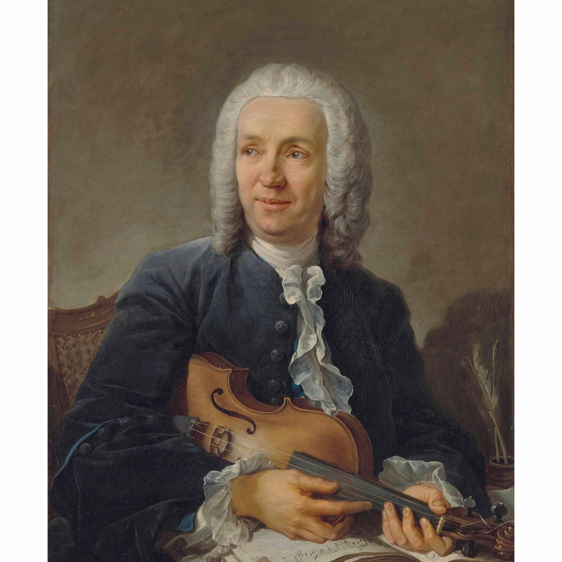 François Boucher — Портрет виолончелистки