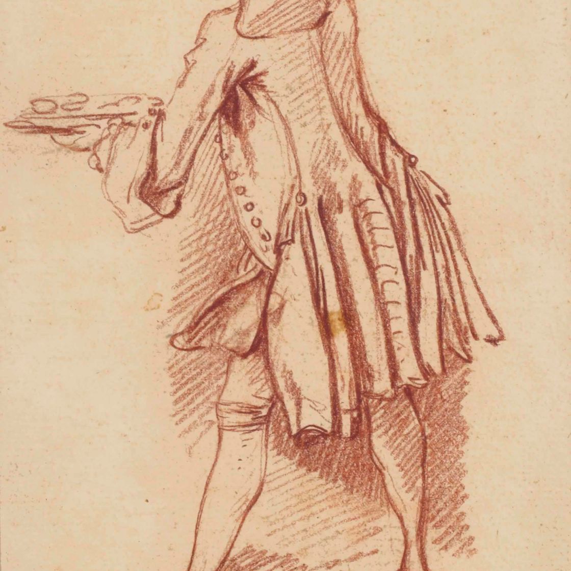 François Boucher — Камердинер, присутствующий на фруктовом плато, в поисках фруктов