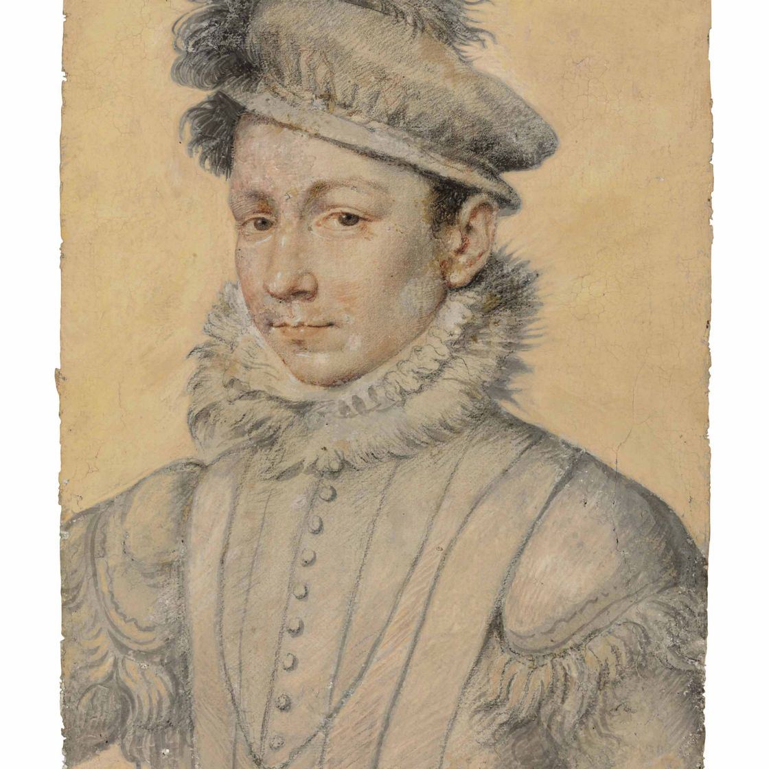 François Clouet — Портрет короля Карла IX (1550-1574)
