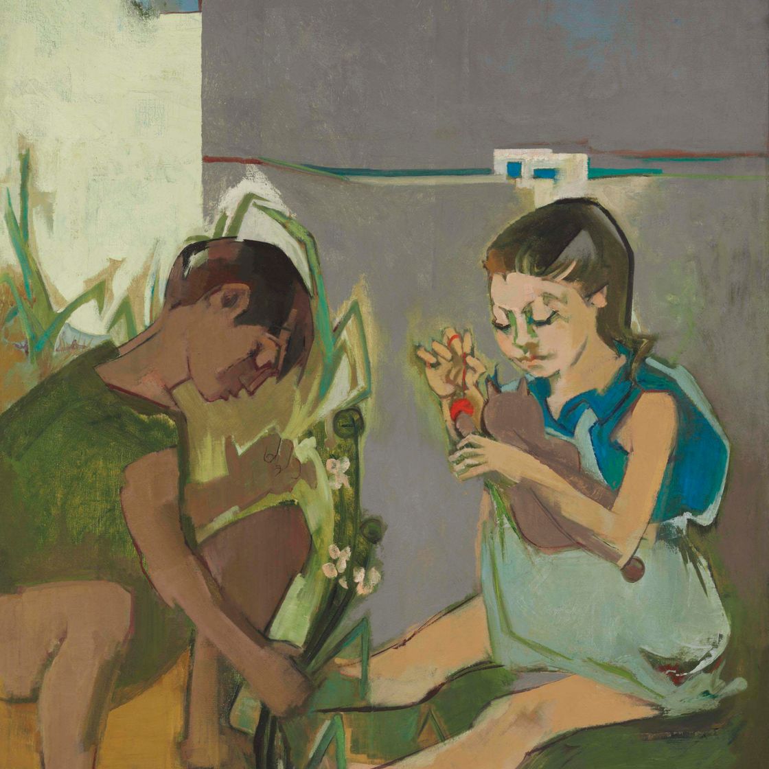 Francoise Gilot — Клод и Палома в Тунисе
