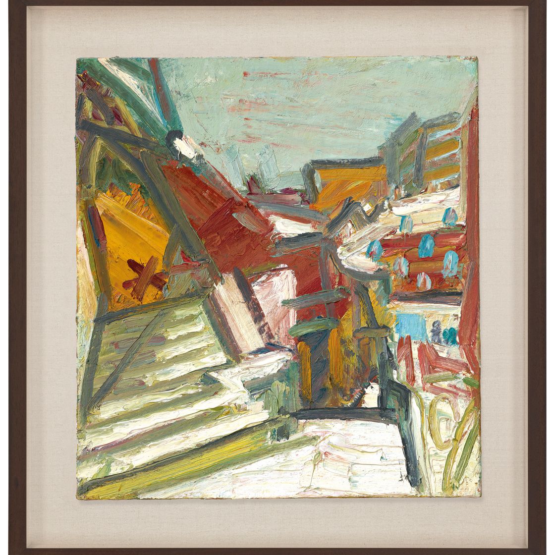 Frank Auerbach — Студии под снегом, изображение 2