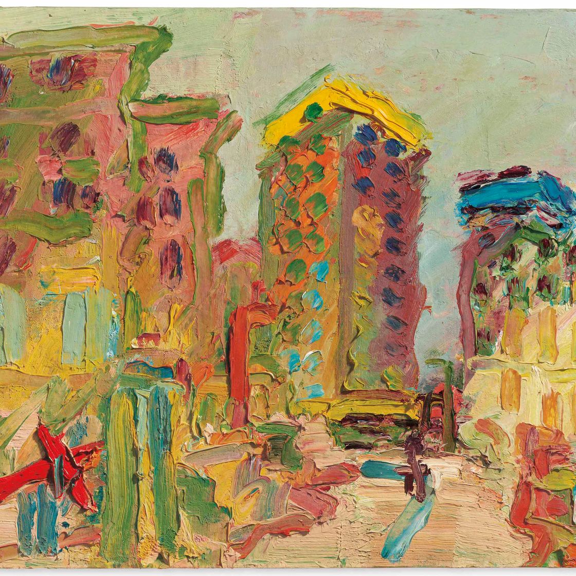 Frank Auerbach — Морнингтонский полумесяц, смотрящий на юг II