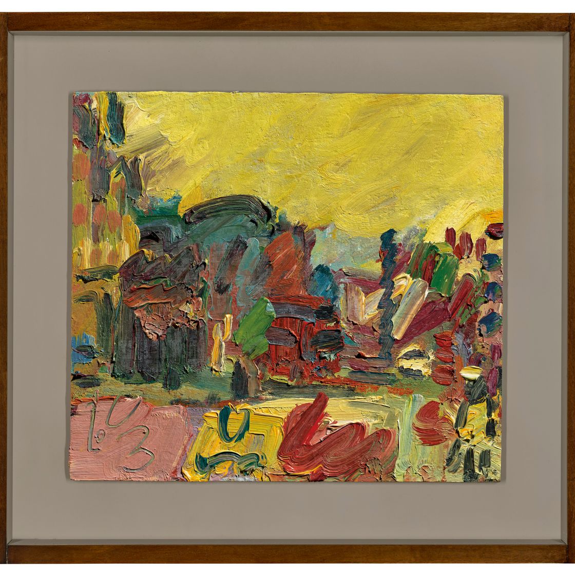 Frank Auerbach — Смотрю в сторону улицы Эверс-Холт III, изображение 2