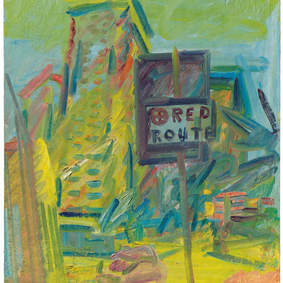 Frank Auerbach — Высотный дом на Хэмпстед-роуд