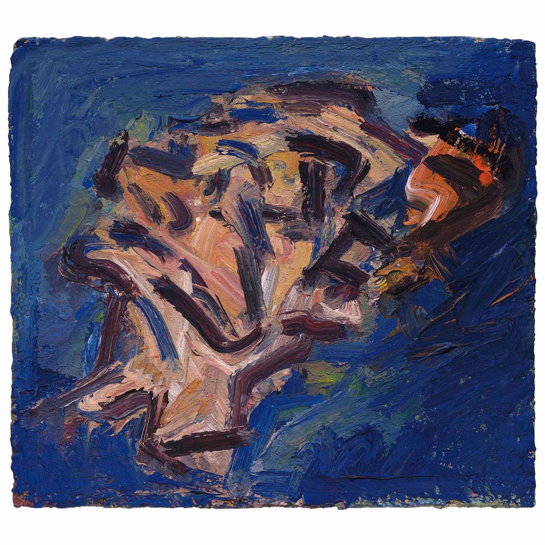 Frank Auerbach — Склоненная голова Джулии