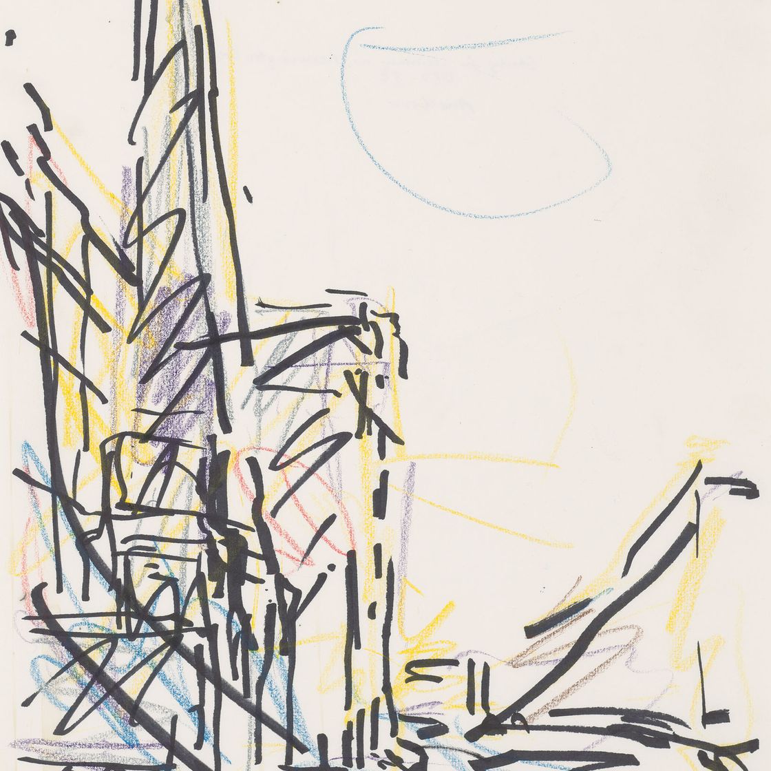 Frank Auerbach — Исследование для дымохода на Морнингтон-Кресент