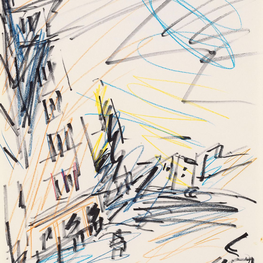 Frank Auerbach — Этюд для фильма "Морнингтон Кресент - Первый луч солнца"