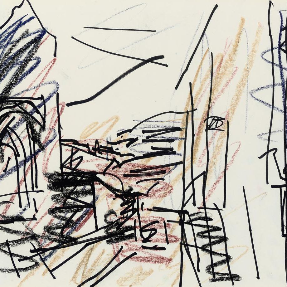 Frank Auerbach — В студии