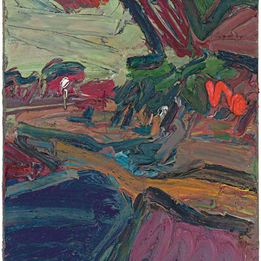 Frank Auerbach — Этюд на Примроуз-Хилл - Осенний вечер
