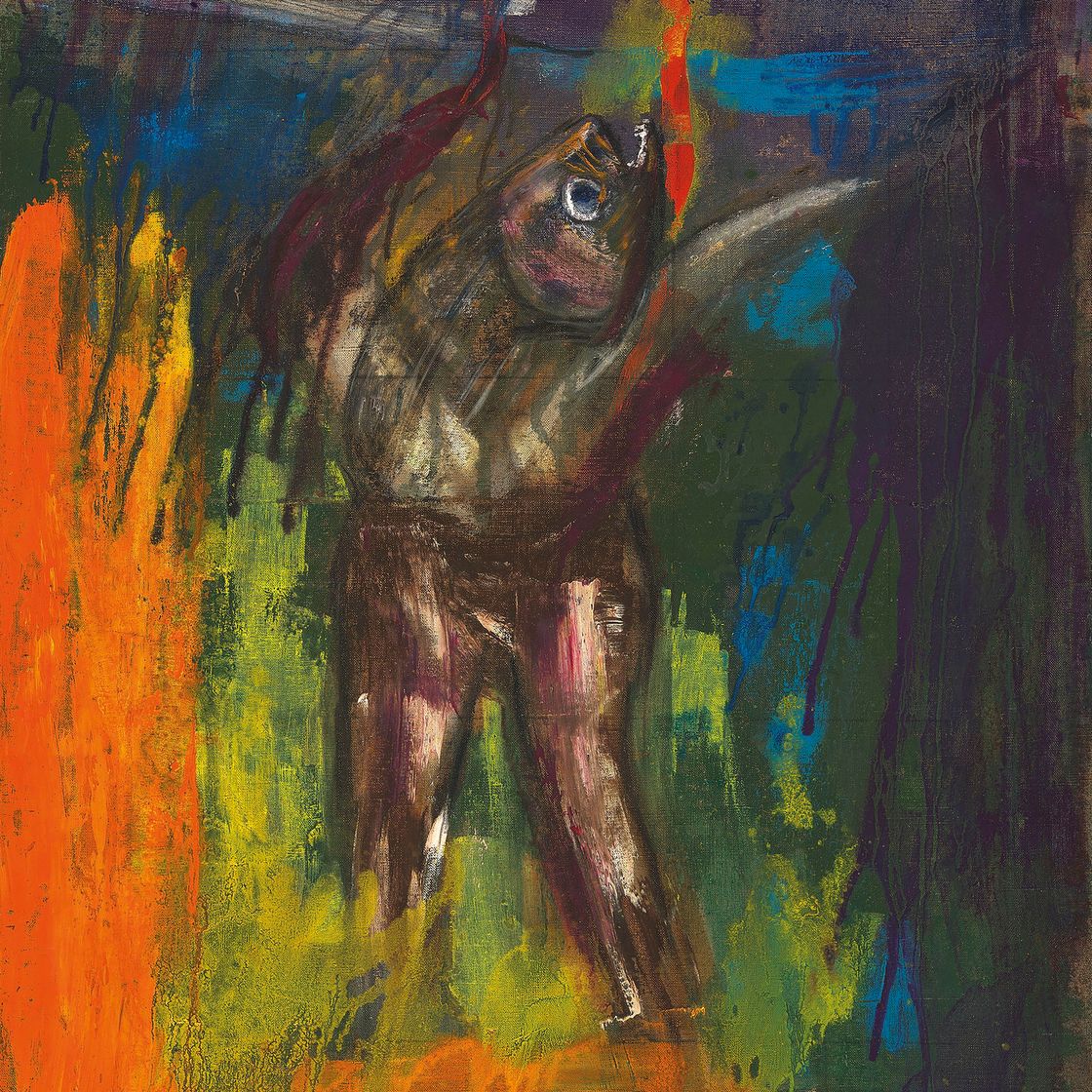 Frank Bowling — Человек-рыба