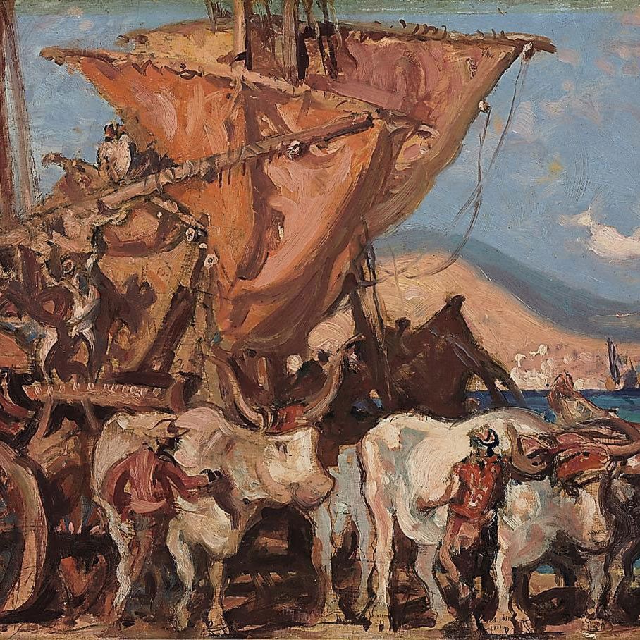 Frank Brangwyn — Торговцы далматацией