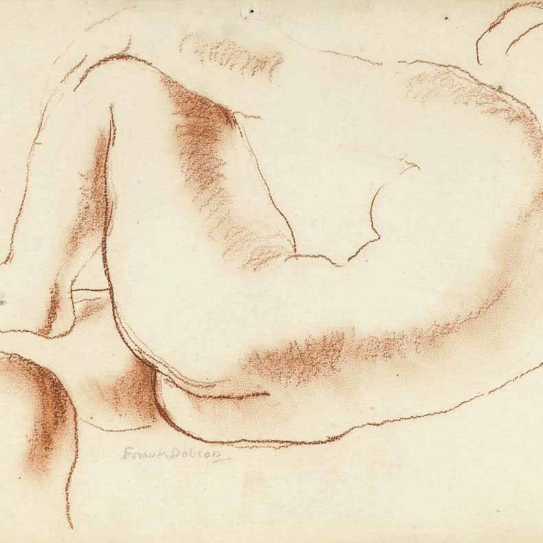 Frank Dobson — Лежащий обнаженный