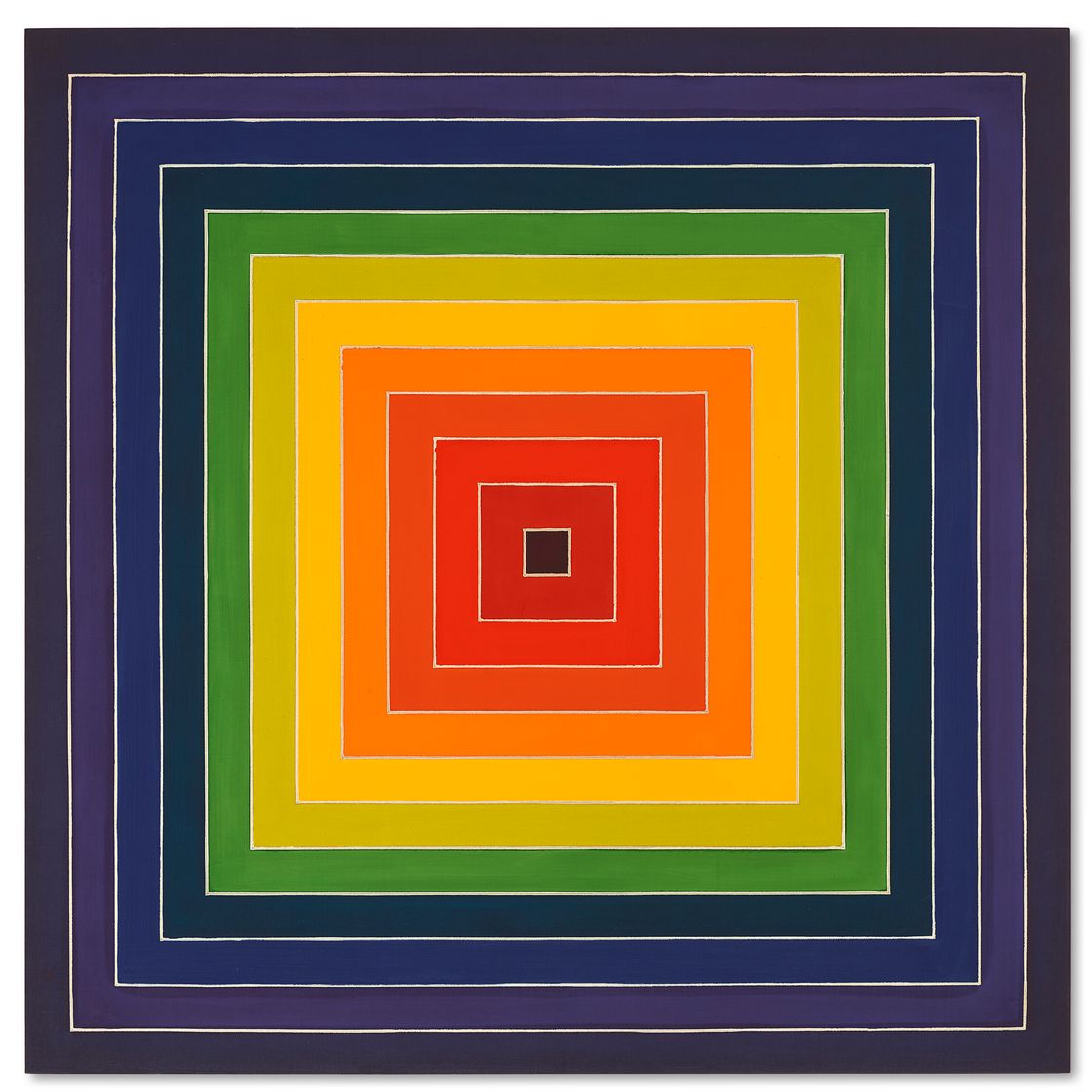 Frank Stella — Без названия (Концентрические квадраты), изображение 1