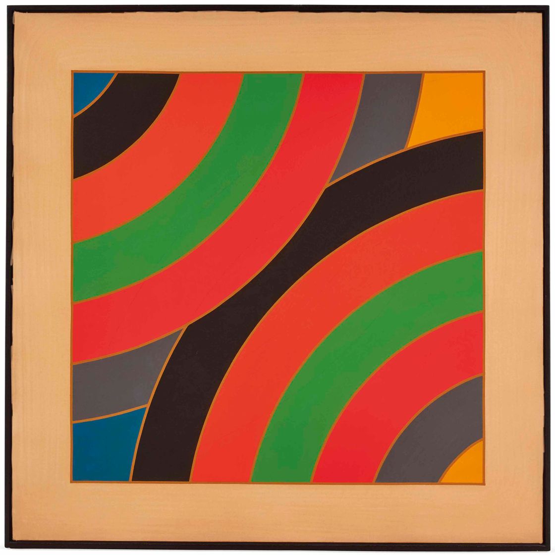 Frank Stella — Без названия (радужный тип)