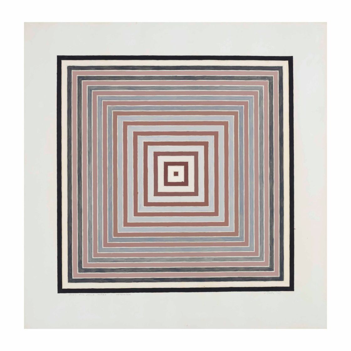 Frank Stella — Изучайте афишу Аттики - Помните
