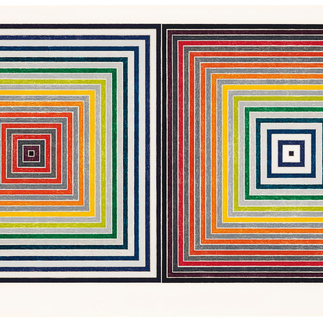 Frank Stella — Двойная серая яичница-болтунья