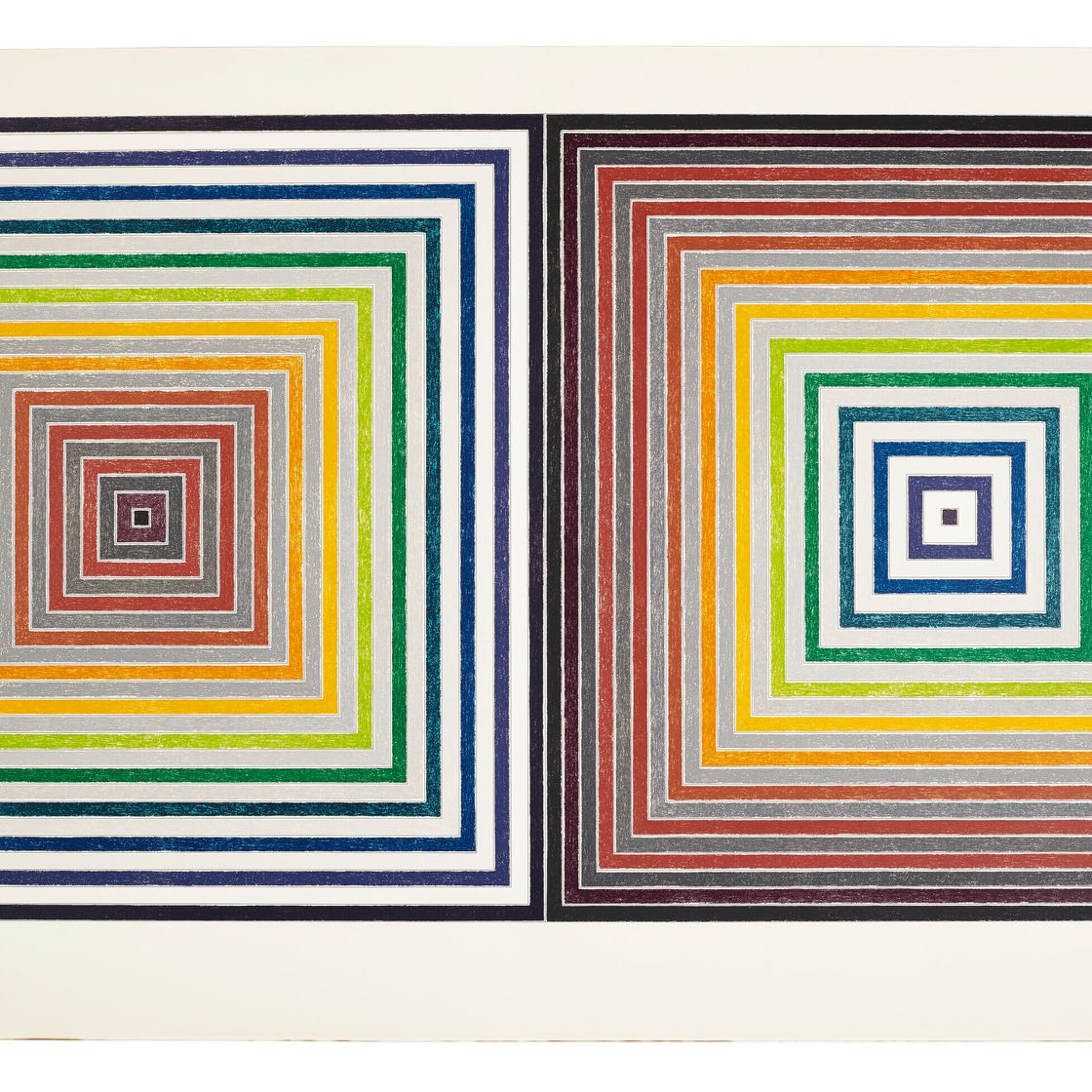 Frank Stella — Двойная серая яичница-болтунья
