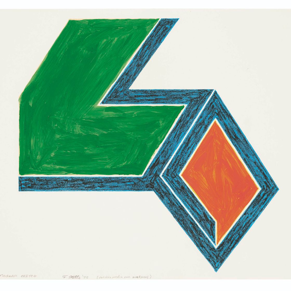 Frank Stella — Набросок Эффингема