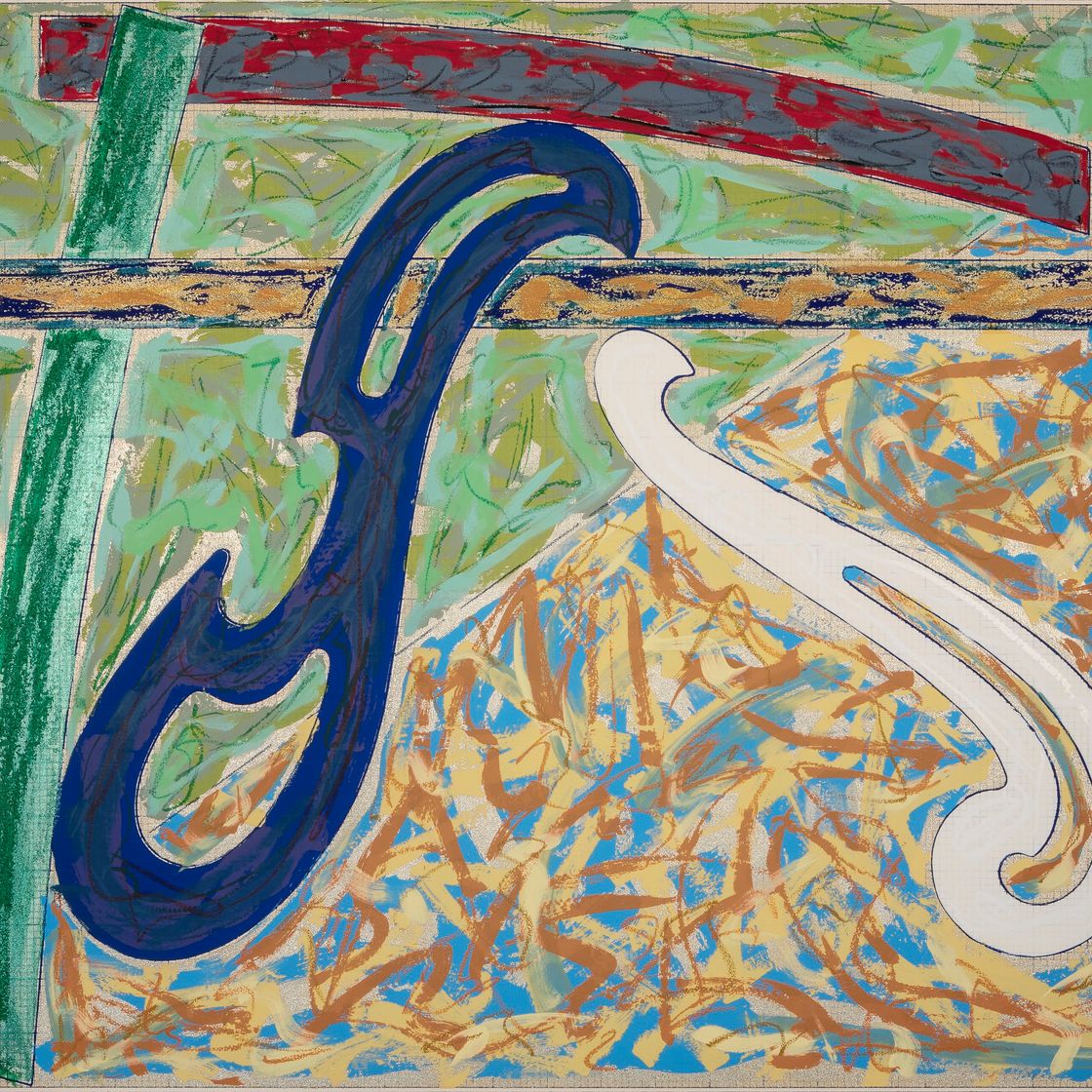 Frank Stella — Зеленый пасьянс, изображение 1