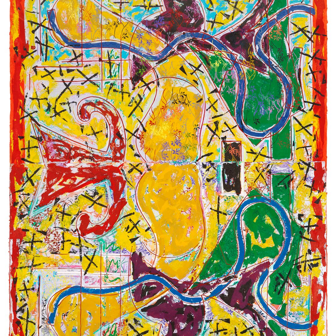 Frank Stella — Пергуса Три двойных, из круглых, изображение 1