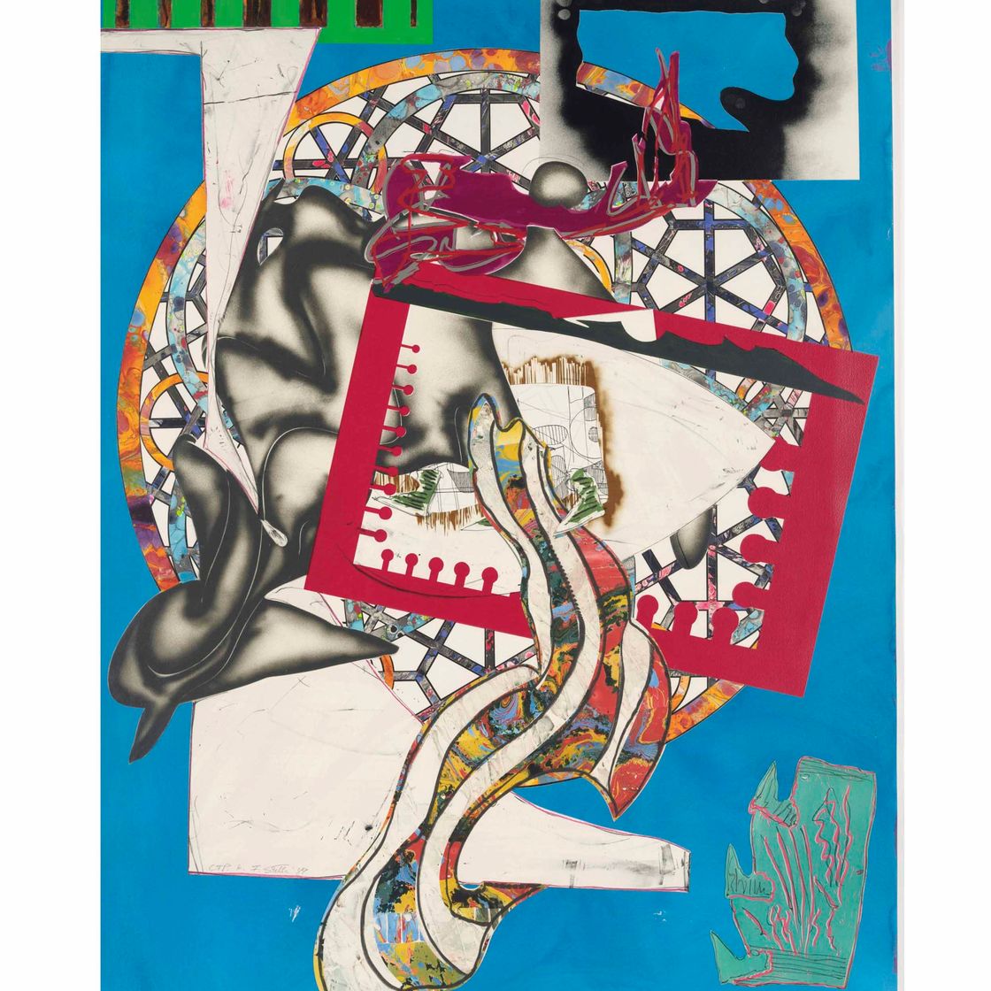Frank Stella — Тихий океан, от: The Waves