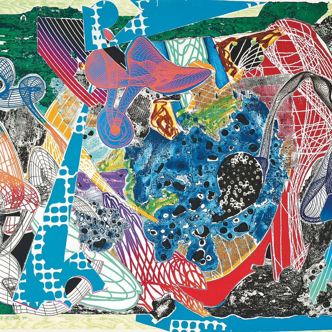 Frank Stella — Одиннадцать пластинок из серии "Воображаемые места", изображение 6