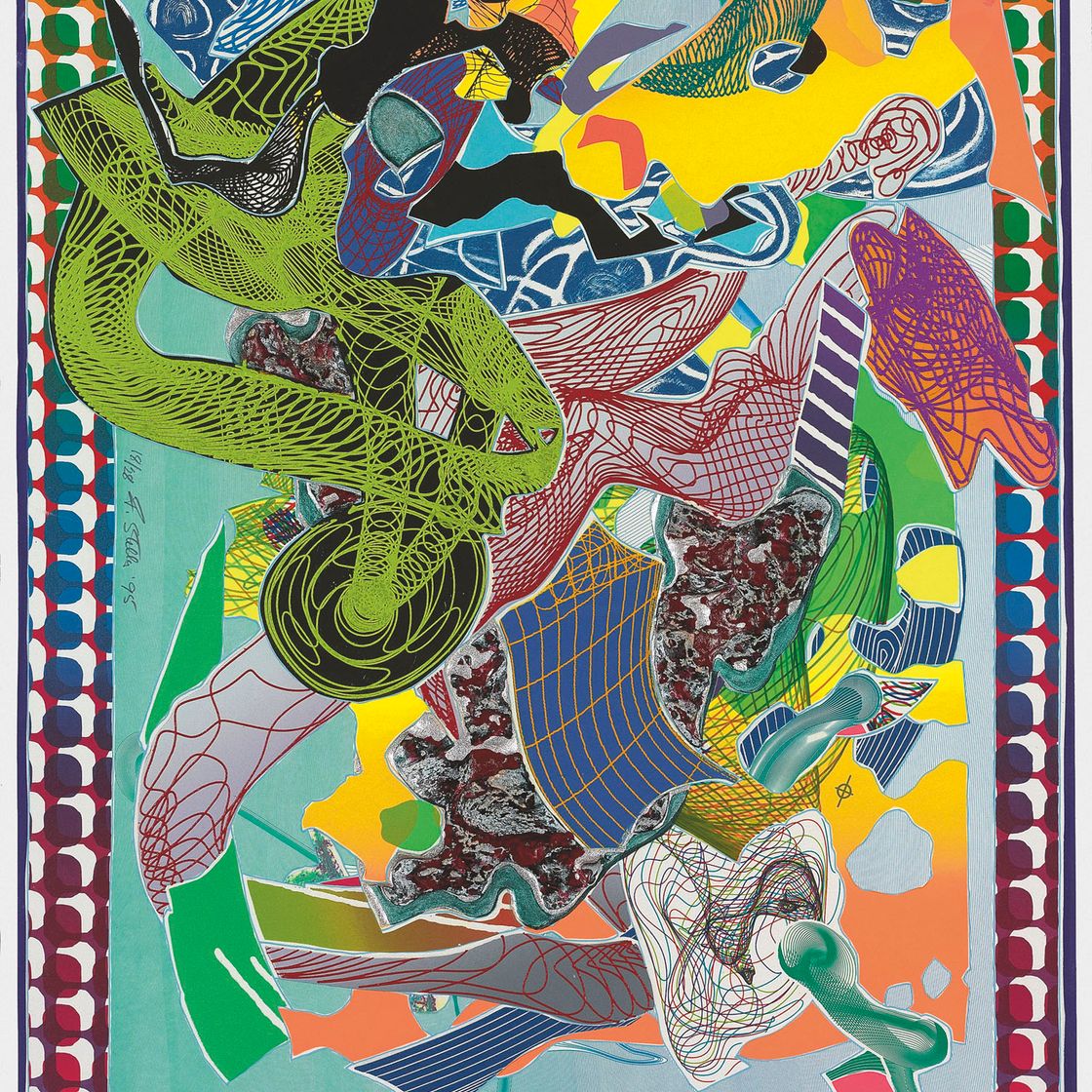 Frank Stella — Одиннадцать пластинок из серии "Воображаемые места", изображение 7