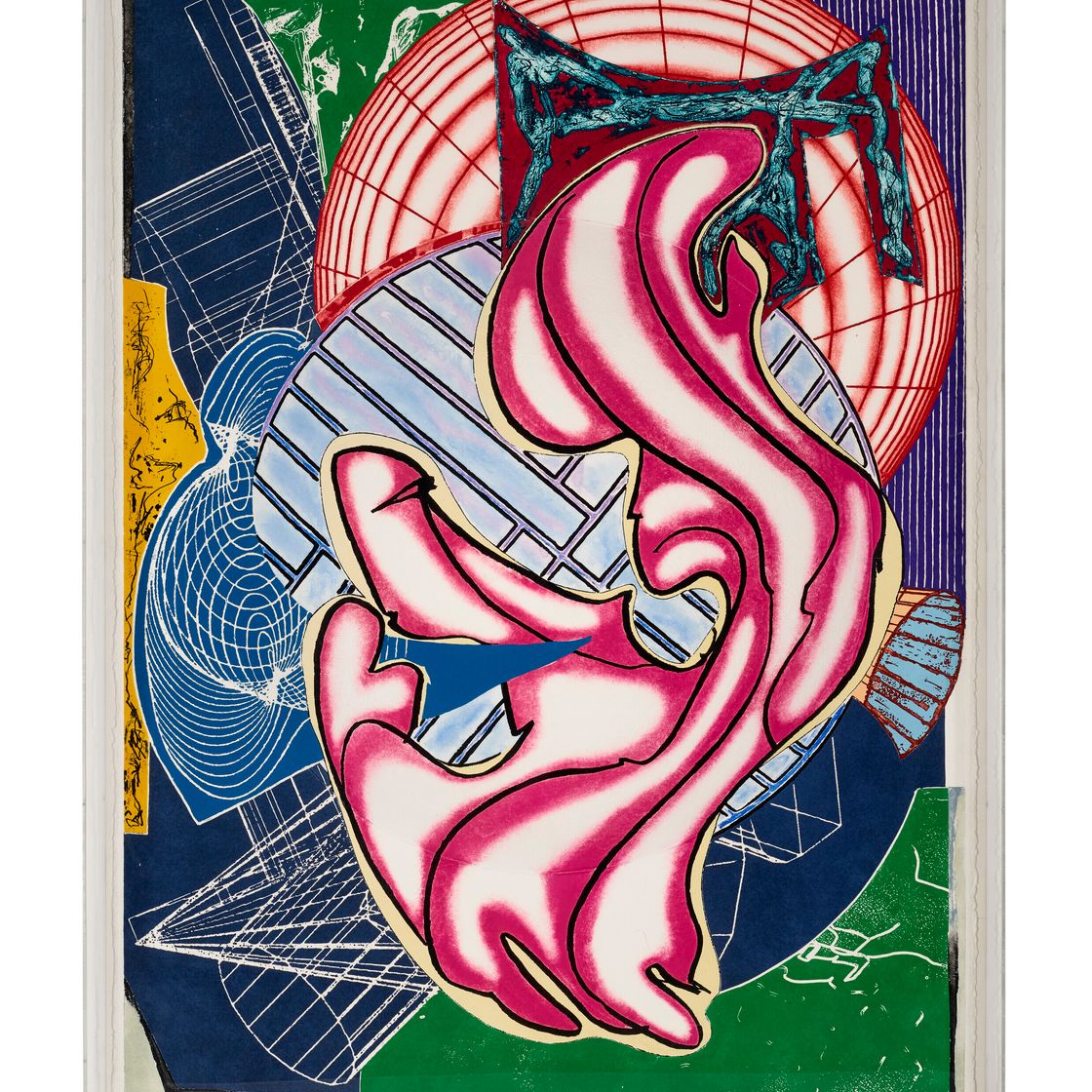 Frank Stella — Стабб и Фласк убивают настоящего кита (Купол) из "Моби Дика Купола", изображение 2