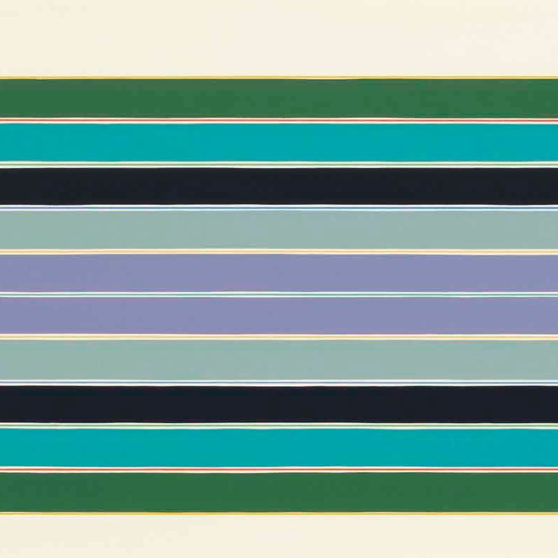 Frank Stella — Лос-Аламитос, из серии "Гоночный трек"