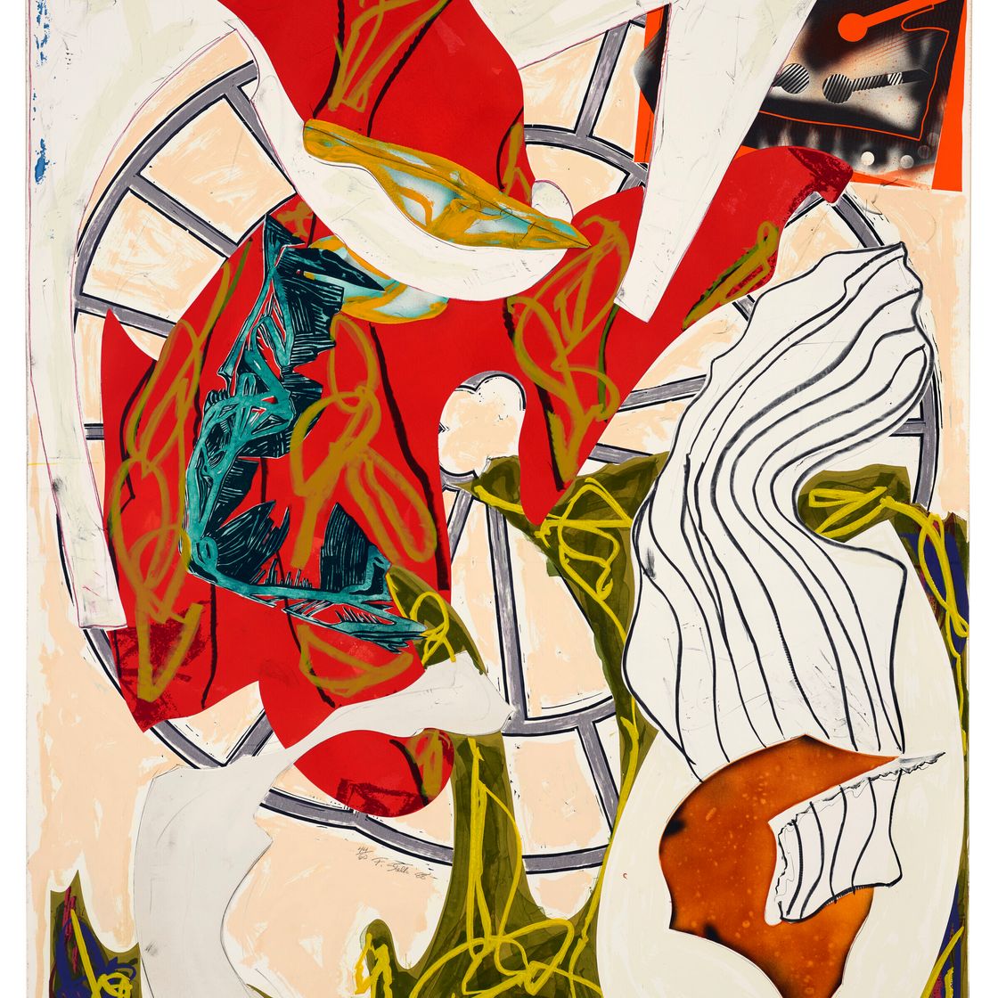Frank Stella — Пожатие руки, исходящее от Волн., изображение 1